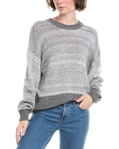 Splendid Lyla Colorblock Wool-blend Sweater In Gray