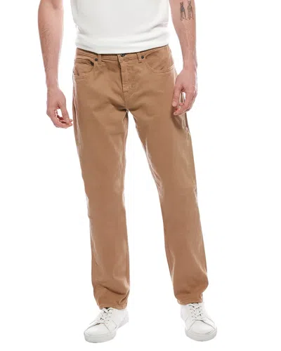 7 For All Mankind Slimmy Slim Fit Clean Pocket Performance Jeans In Brown