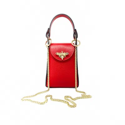 German Fuentes Meaux Bag In Red In Red