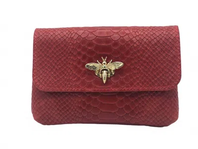German Fuentes Bijou Bee Bag In Red In Red