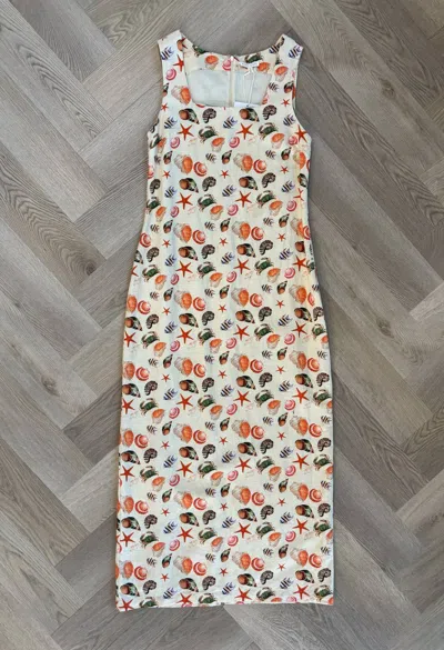 Anna Cate Caryn Midi In Multi Seashell In Neutral