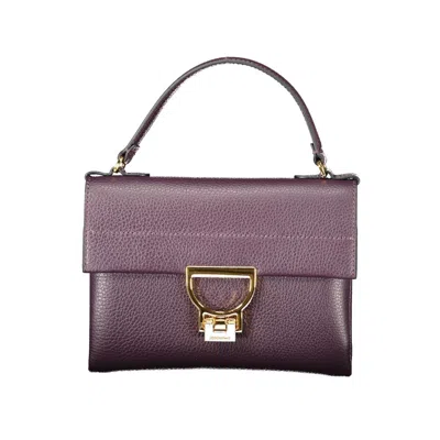Coccinelle Leather Women Women's Handbag In Purple
