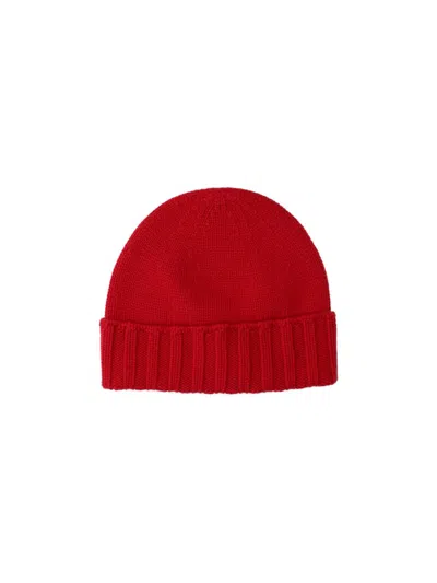 Drumohr Cashmere Beanie In Red