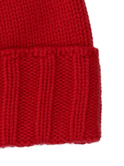 Drumohr Cashmere Beanie In Red