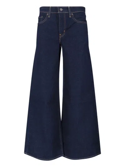 Levi's Cotton Wide-leg Jeans In Blue