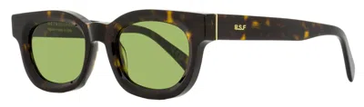 Retrosuperfuture Unisex Retro Oval Sunglasses Sempre Rcf 3627 Havana 52mm In Green