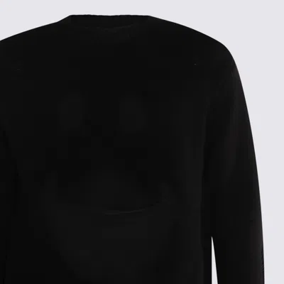 Moschino Couture Black Wool Sweatshirt In Black