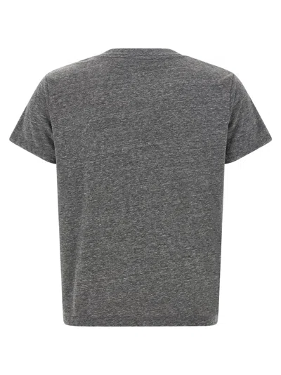 Mother Short Sleeve Crew Neck T-shirt In Gray