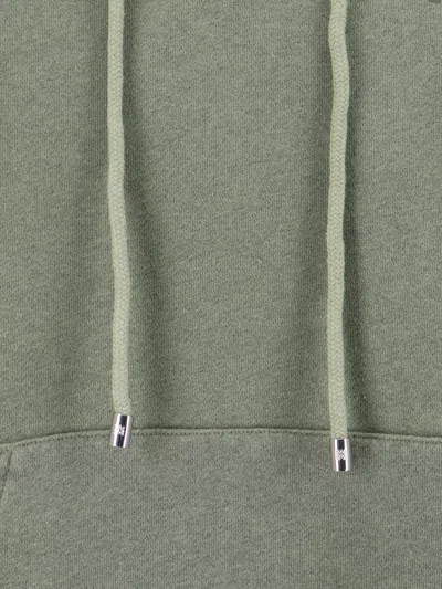 Amiri Cotton Sweatshirt Hooded Kangaroo Pocket In Green