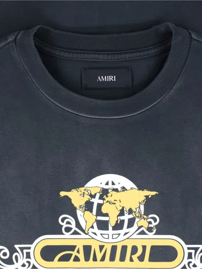 Amiri Night Shirt In Black