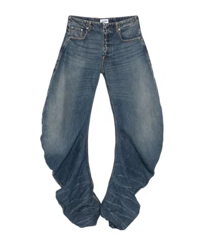 Jean Paul Gaultier Low-rise Jeans In Blue