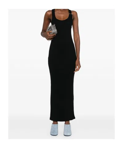 Jean Paul Gaultier Pierced Dress In Black