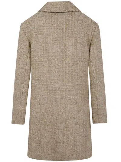 N°21 Single Breasted Coat In Brown