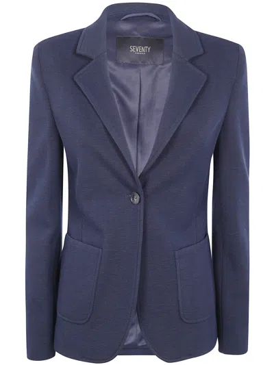 Seventy Single-breasted Blazer In Black