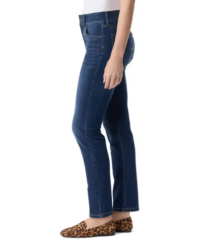 Gloria Vanderbilt Women's High Rise Straight Jeans In Blue