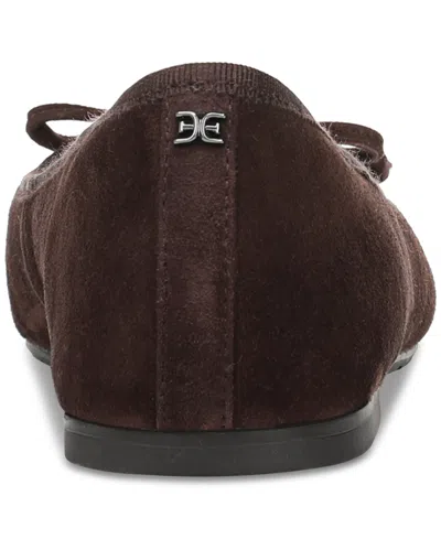 Sam Edelman Women's Alie Leather Ballet Flats In Brown