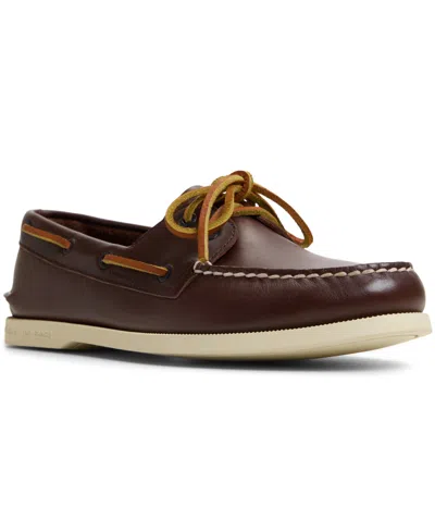 Sperry Top-sider Authentic Original Leather Mens Boat Shoes Colour: Brown, Size: 9.5