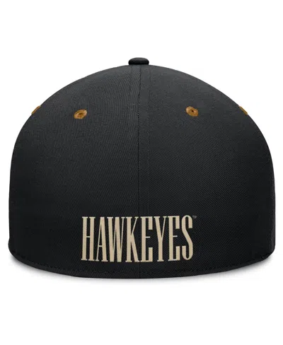 Fanatics Men's Black/brown Iowa Hawkeyes Nobo Fitted Hat In Brown