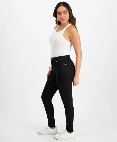 Inc International Concepts Petite Skinny-leg Denim Jeans, Created For Macy's In Metallic