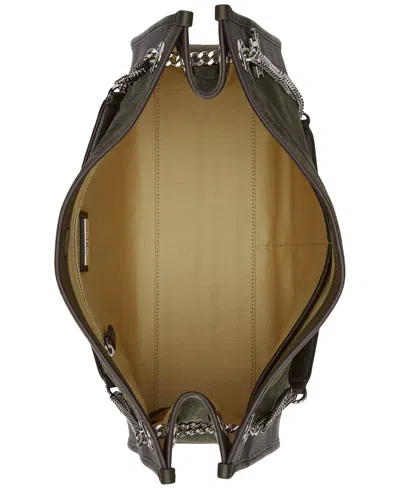 Ralph Lauren Bradley Large Suede Shopper Tote Bag In Green