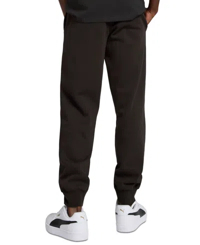 Puma Men's No. 1 Logo Fleece Sweatpants In Black