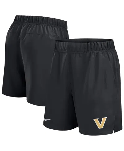 Nike Men's Black Vanderbilt Commodores Performance Victory Shorts In Black