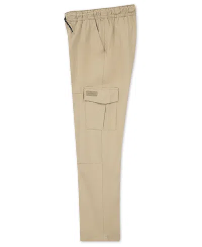 Hurley Big Kid Boys Adjustable Waist Straight Cargo Pant In Brown