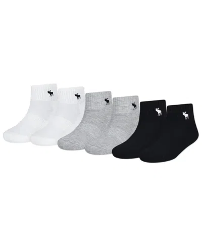 Abercrombie 6-pack Neutral Ankle Socks In White