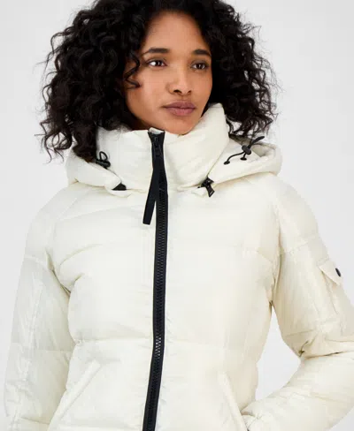 S13 Women's Kylie Glossy Puffer Jacket In Multi