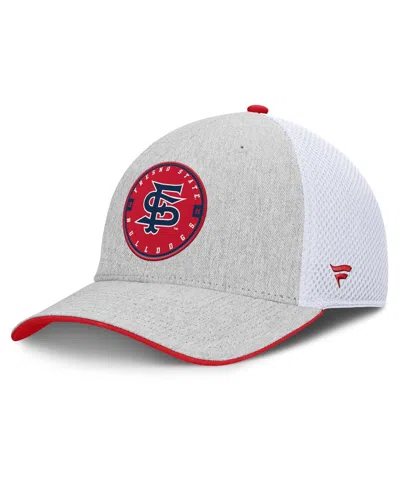 Fanatics Men's Heather Gray Fresno State Bulldogs Trigger Flex Hat In Neutral