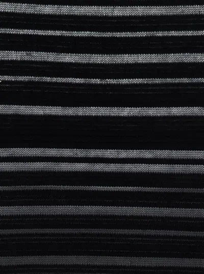 Federica Tosi Abito Midi Viscosa Con Trasparenze Dresses Black In Black