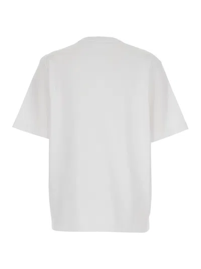 Maison Kitsuné Dressed Fox Comfort Tee-shirt In White