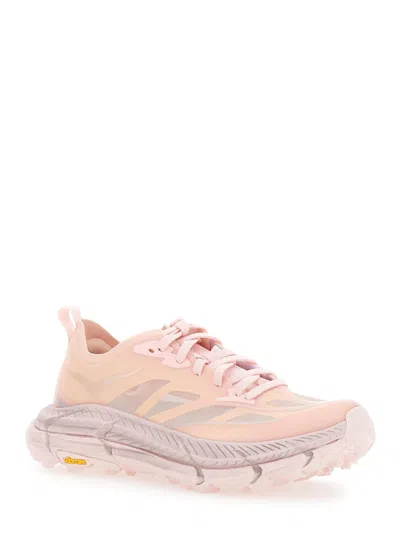 Hoka Gender Inclusive Mafate Speed 4 Lite Trail Sneaker In Pink