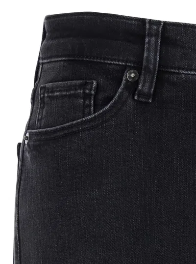 Frame Le Sleek High-rise Straight Jeans In Black