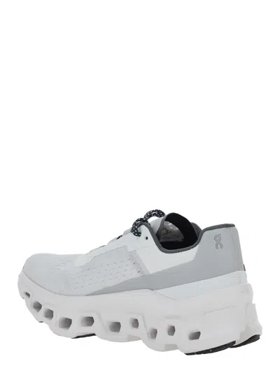On Cloudmster Mesh Low-top Sneakers In White