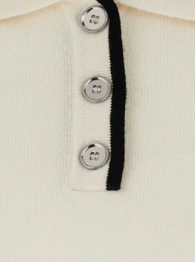 Pinko Pull Polo In White