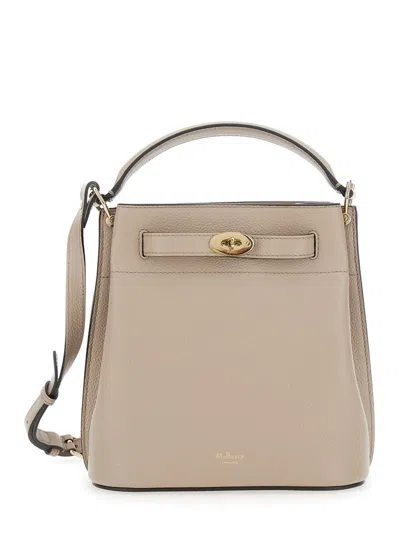 Mulberry Mini Islington Bucket Cross Body Bag In Neutral