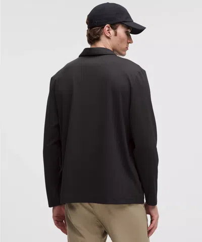 Lululemon Relaxed-fit Long-sleeve Golf Polo Shirt