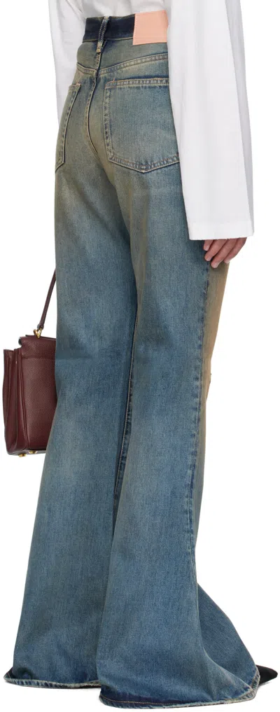 Acne Studios Belt Loop Jeans In Blue