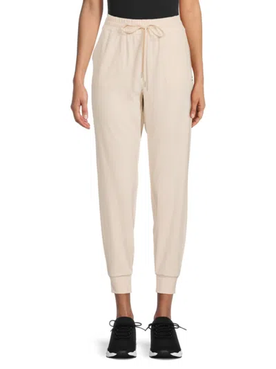 Tommy Hilfiger High Rise Drawstring Sweatpants In Neutral