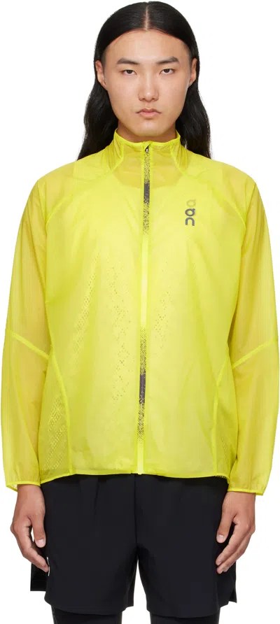 On Yellow Zero Jacket In Yellow