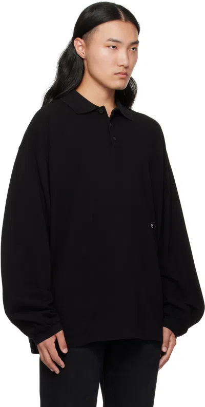 032c Black Speed Devil Polo In Black
