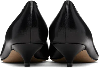 The Row Liisa Distressed Kitten-heel Pumps In Black