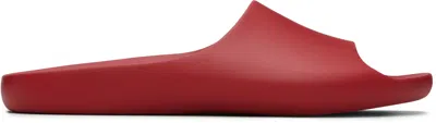 The Row Red Ama Pool Slides In Red