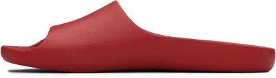 The Row Red Ama Pool Slides In Red