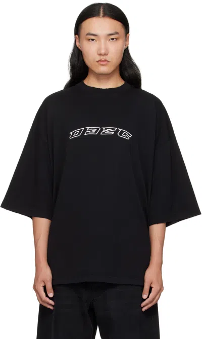 032c Black Hansel And Gretel Oversized T-shirt In Black