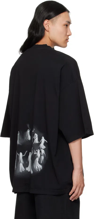 032c Black Hansel And Gretel Oversized T-shirt In Black