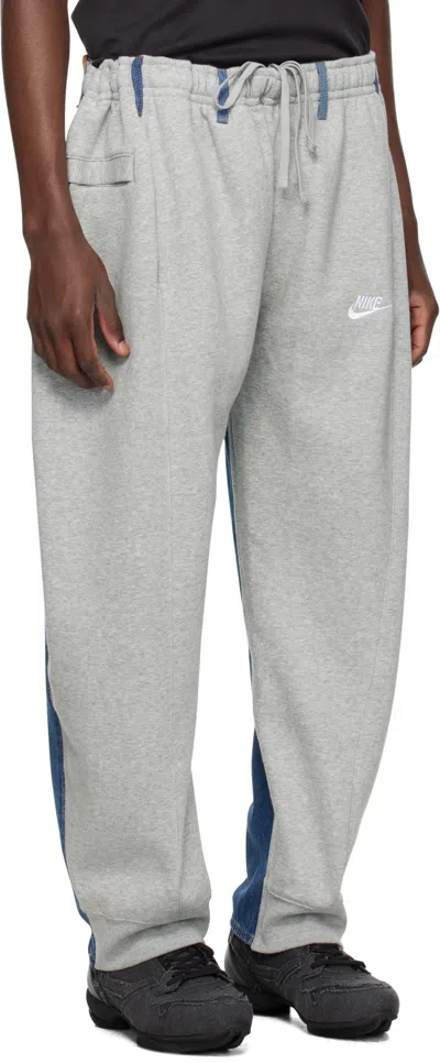 Bless Gray & Blue Nº68 Overjoggingjeans Sweatpants In Gray
