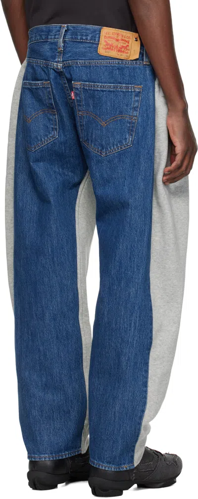 Bless Gray & Blue Nº68 Overjoggingjeans Sweatpants In Gray