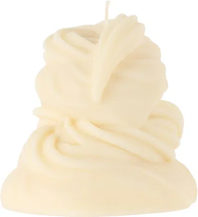 Completedworks Off-white 'soft Serve?' Candle In Yellow